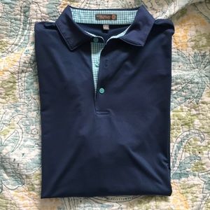 Peter Millar - Size L - Navy Polo